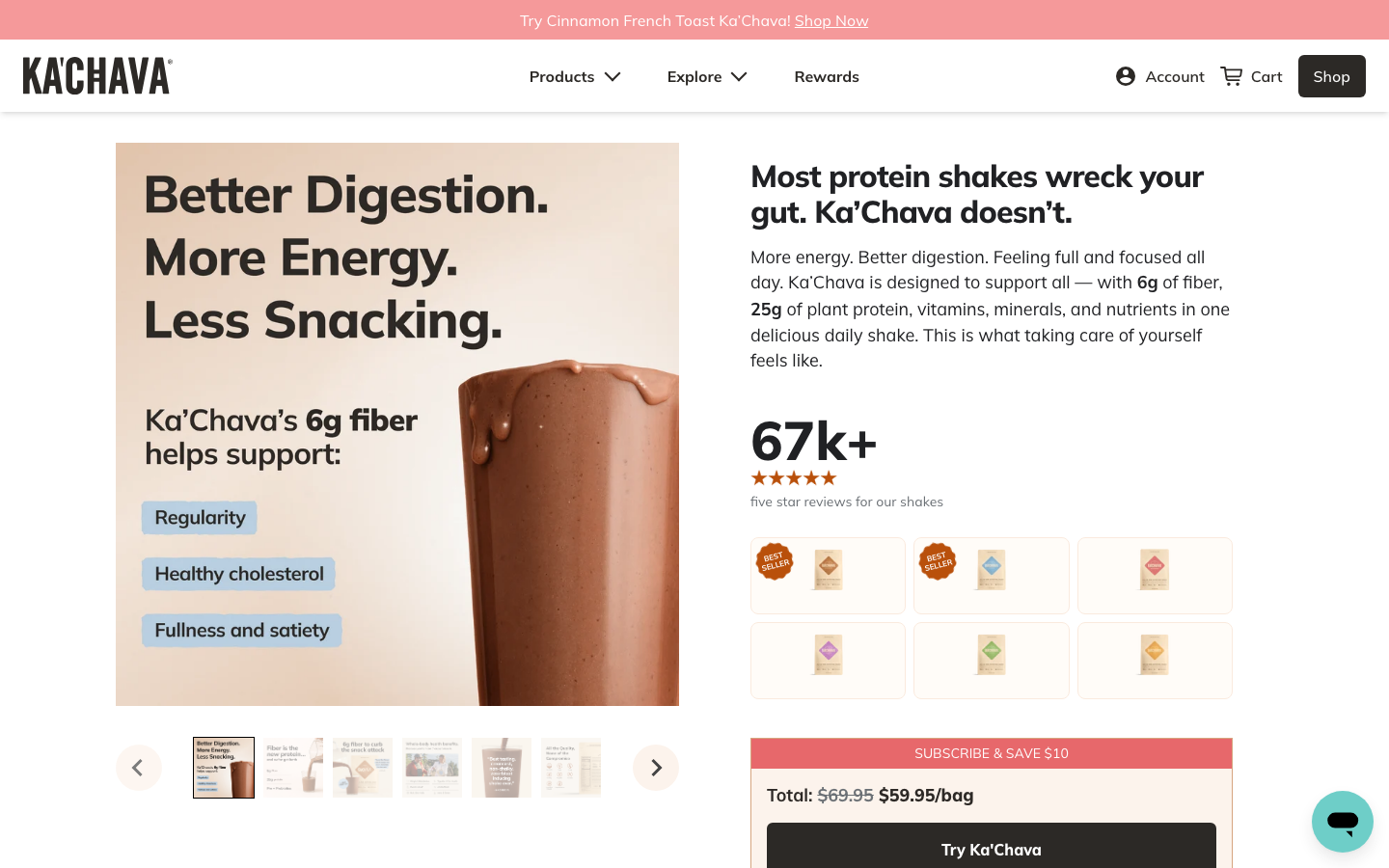 Landing page de Ka'chava